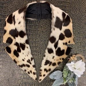 Authentic Pony Hair Collar.